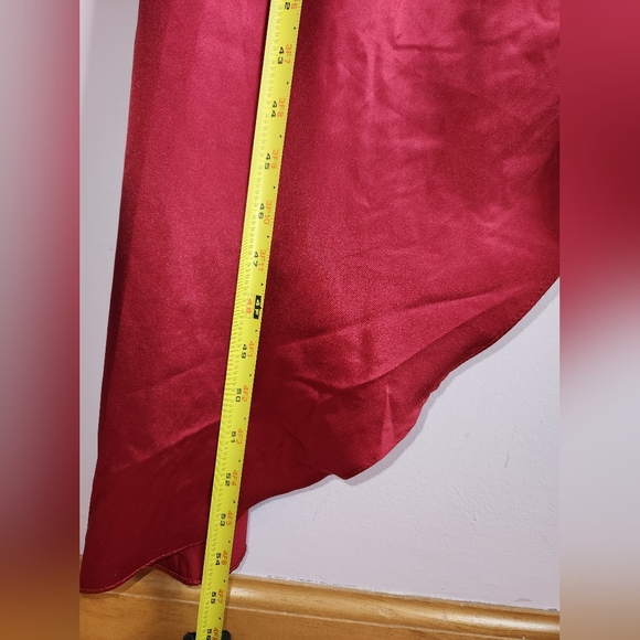 NWT IEENA for MAC DUGGAL One Shoulder Dress, color Dark Red, size 2 - Picture 13 of 13